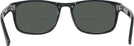 Rectangle Black Shore Line Bifocal Reading Sunglasses View #4
