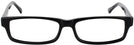 Rectangle Glossy Black Brent Single Vision Full Frame View #2
