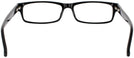 Rectangle Glossy Black Brent Single Vision Full Frame View #4