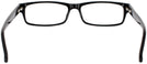 Rectangle Glossy Black Brent Progressive No-Lines View #4