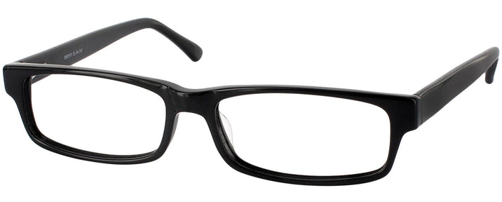 Rectangle Glossy Black Brent Computer Style Progressive View #1