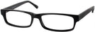Rectangle Glossy Black Brent Single Vision Full Frame View #1