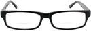 Rectangle Glossy Black Brent Bifocal View #2