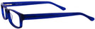 Rectangle Blue Brent Single Vision Full Frame View #3