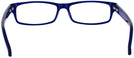 Rectangle Blue Brent Single Vision Full Frame View #4