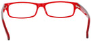 Rectangle Red Brent Single Vision Full Frame View #4