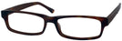 Rectangle Tortoise Brent Single Vision Full Frame View #1