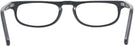 Rectangle Matte Black Monaco Single Vision Half Frame View #4