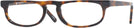 Rectangle Tortoise Monaco Single Vision Half Frame View #1