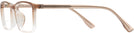 Rectangle Crystal Brown Fade Vance Bifocal View #3