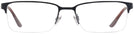 Rectangle Semi Shiny Black Ralph Lauren 5089 Progressive No-Lines View #2