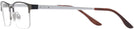 Rectangle Semi Shiny Gunmetal Ralph Lauren 5089 Single Vision Full Frame View #3