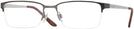 Rectangle Semi Shiny Gunmetal Ralph Lauren 5089 Progressive No-Lines View #1