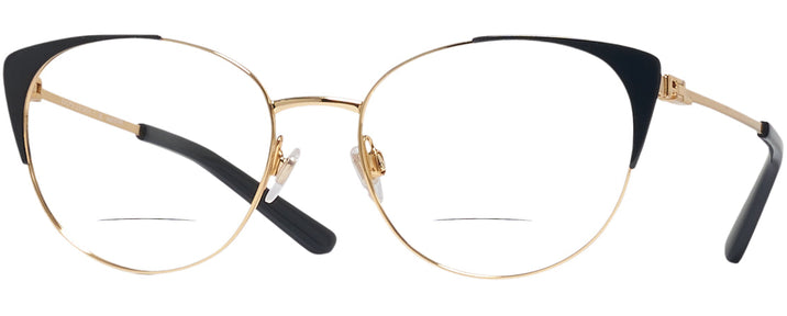 Cat Eye Shiny Gold Black Ralph Lauren 5111 Bifocal View #1