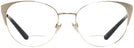 Cat Eye Shiny Pale Gold Ralph Lauren 5111 Bifocal View #2