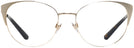 Cat Eye Shiny Pale Gold Ralph Lauren 5111 Computer Style Progressive View #2