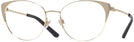 Cat Eye Shiny Pale Gold Ralph Lauren 5111 Progressive No-Lines View #1