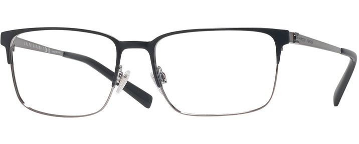 Rectangle Semi Matte Black/gunmetal Ralph Lauren 5119 Progressive No Line Bifocal View #1