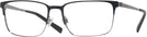 Rectangle Semi Matte Black/gunmetal Ralph Lauren 5119 Progressive No Line Bifocal View #1