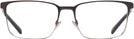 Rectangle Semi Matte Brown/gunmetal Ralph Lauren 5119 Computer Style Progressive View #2