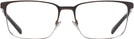 Rectangle Semi Matte Brown/gunmetal Ralph Lauren 5119 Computer Style Progressive View #2
