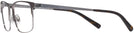 Rectangle Semi Matte Brown/gunmetal Ralph Lauren 5119 Progressive No Line Bifocal View #3