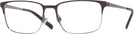 Rectangle Semi Matte Brown/gunmetal Ralph Lauren 5119 Computer Style Progressive View #1