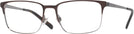 Rectangle Semi Matte Brown/gunmetal Ralph Lauren 5119 Progressive No Line Bifocal View #1
