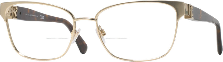 Square Pale Gold Ralph Lauren 5125 Bifocal View #1