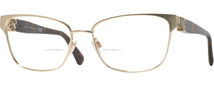 Square Pale Gold Ralph Lauren 5125 Bifocal View #1