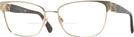 Square Pale Gold Ralph Lauren 5125 Bifocal View #1