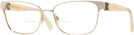 Square Pale Gold/cream Ralph Lauren 5125 Bifocal View #1