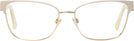 Square Pale Gold/cream Ralph Lauren 5125 Single Vision Full Frame View #1