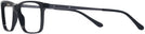 Rectangle Shiny Black Ralph Lauren 6133 Single Vision Full Frame View #3