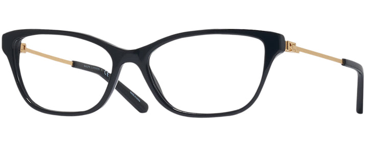 Cat Eye Shiny Black Ralph Lauren 6212 Single Vision Full Frame View #1