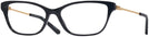 Cat Eye Shiny Black Ralph Lauren 6212 Single Vision Full Frame View #1