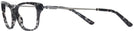 Cat Eye Shiny Black Havana Ralph Lauren 6212 Single Vision Full Frame View #3