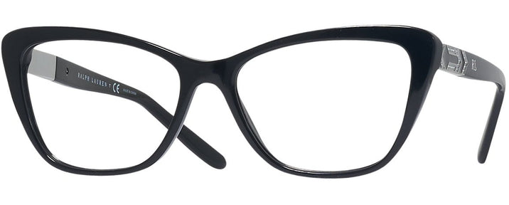 Cat Eye Shiny Black Ralph Lauren 6217B Single Vision Full Frame View #1