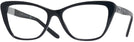 Cat Eye Shiny Black Ralph Lauren 6217B Single Vision Full Frame View #1