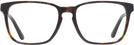Square Dark Havana Ralph Lauren 6226U Single Vision Full Frame View #2