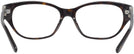 Rectangle Shiny Dark Havana Ralph Lauren 6227U Progressive No-Lines View #4