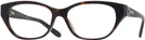 Rectangle Shiny Dark Havana Ralph Lauren 6227U Progressive No-Lines View #1