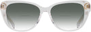 Cat Eye Crystal Ralph Lauren 6232U w/ Gradient Bifocal Reading Sunglasses View #2