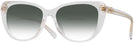 Cat Eye Crystal Ralph Lauren 6232U w/ Gradient Bifocal Reading Sunglasses View #1