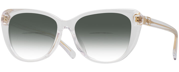 Cat Eye Crystal Ralph Lauren 6232U w/ Gradient Bifocal Reading Sunglasses View #1