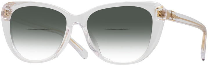 Cat Eye Crystal Ralph Lauren 6232U w/ Gradient Bifocal Reading Sunglasses View #1