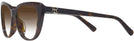 Cat Eye Havana Ralph Lauren 6232U w/ Gradient Bifocal Reading Sunglasses View #3