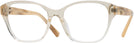 Square Transparent Beige Ralph Lauren 6236U Single Vision Full Frame View #1