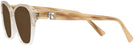 Square Transparent Beige Ralph Lauren 6236U Progressive Reading Sunglasses View #3