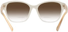 Square Transparent Beige Ralph Lauren 6236U w/ Gradient Bifocal Reading Sunglasses View #4